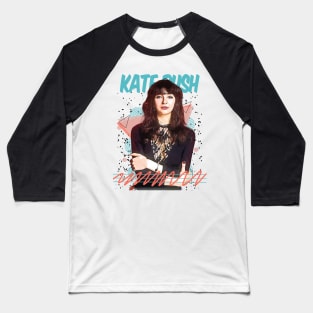 Retro Vintage Kate Bush Fan Art Design Baseball T-Shirt